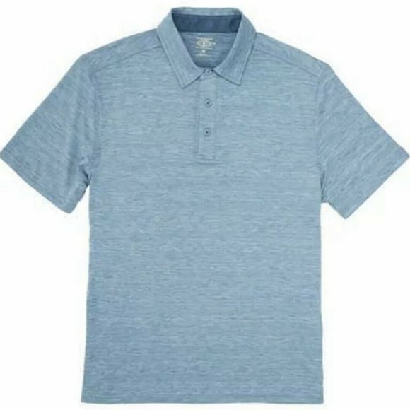 NWT! G.H. Bass & Co Men's Short Sleeve 3 Button Po - Picture 1 of 3